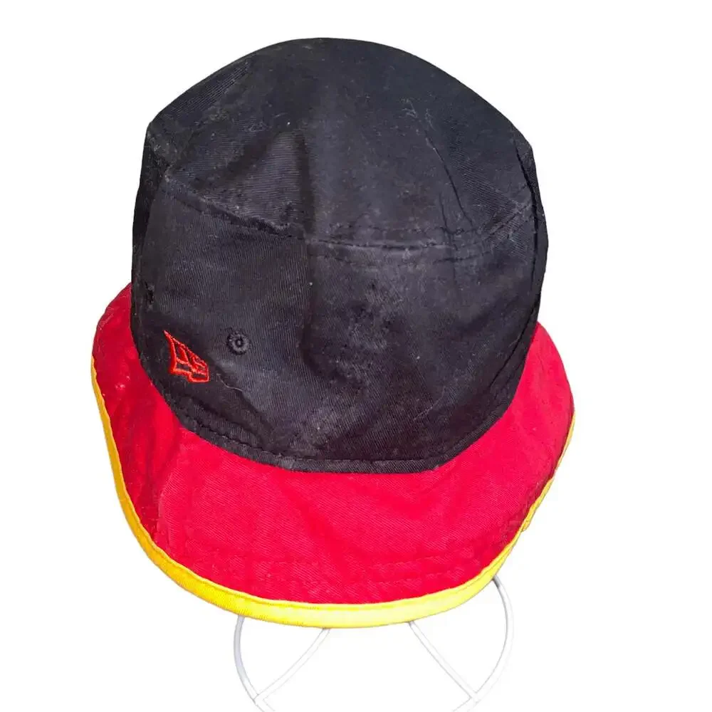 New Era Hardwood Classics Houston Rockets NBA Bucket Hat Medium Black/Red/Yellow